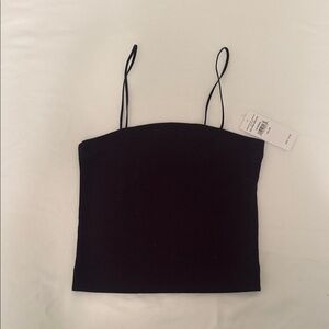 NWT American Eagle Outfitters Black Crop Top Size XS